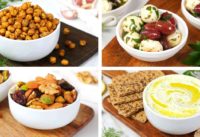 4 Healthy Mediterranean Snack Recipes | Quick + Easy + Delicious Snacks!