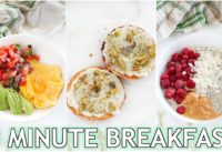 5 MINUTE BREAKFAST RECIPES: healthy and easy paleo recipes