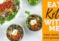 EASY KETO MEALS | KETO MEAL PREP | Ground beef Keto recipes