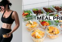 MEAL PREP WITH ME: Low Carb – Mains, Breakfast + Snack // Rachel Aust