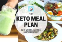 KETOGENIC DIET Meal Plan – 7 DAY FULL MEAL PLAN for Beginners