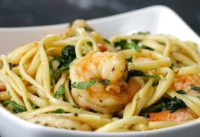 One-Pot Lemon Garlic Shrimp Pasta