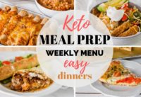 EASY KETO MEAL PREP RECIPES | EASY KETO DINNER RECIPES AND WEEKLY MENU