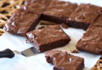 Healthy Fudgy Brownies (Nut-free, Grain-free, Gluten-free, Low Carb, Paleo)