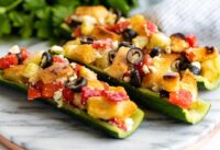 How to Make Mediterranean Stuffed Zucchini | The Stay At Home Chef