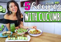 5 RECIPES WITH CUCUMBER TO BURN FAT! 🥒Yovana