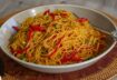 EASY Curried Singapore Rice Noodles – No Oil Low Fat Recipe!