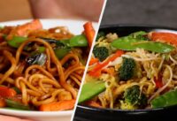 Vegetarian Noodles 5 Ways • Tasty Recipes