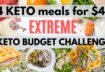 84 KETO MEALS FOR $40 | Extreme Keto Budget Grocery Haul & Cheap Keto Meals