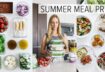 MEAL PREP for SUMMER | light & fresh recipes + PDF guide