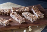 Cookie Dough Granola Bars (Gluten-free, Paleo, Vegan)