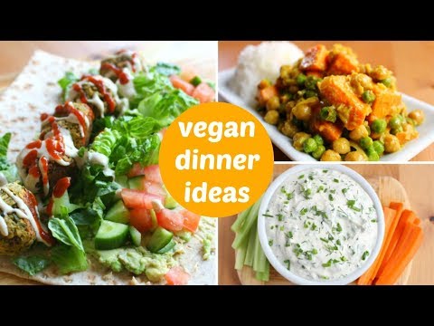 3 Healthy Vegan Dinner Ideas // High-Protein Recipes