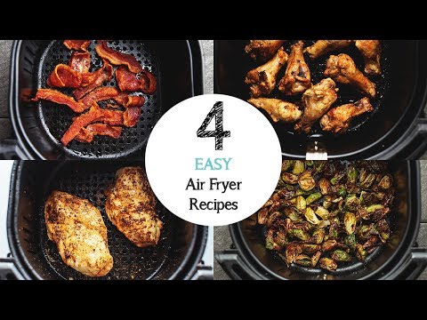 4 EASY Air Fryer Recipes for beginners!