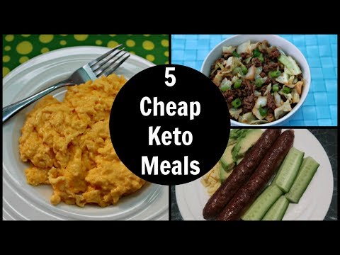 5 Cheap Keto Diet Meals | Low Carb Recipes On A Budget