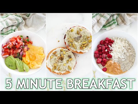 5 MINUTE BREAKFAST RECIPES: healthy and easy paleo recipes