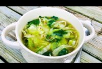 CABBAGE SOUP for DETOX and WEIGHT LOSS | VEGAN SOUP | EASY QUICK SIMPLE INGREDIENTS CABBAGE SOUP