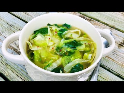 CABBAGE SOUP for DETOX and WEIGHT LOSS | VEGAN SOUP | EASY QUICK SIMPLE INGREDIENTS CABBAGE SOUP