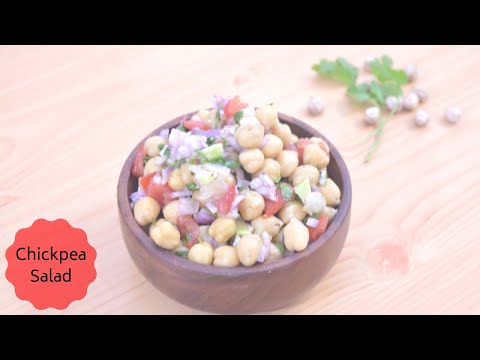 Chickpea salad | Vegan | Low Carb | Mediterranean Diet Recipes | Gluten free recipes