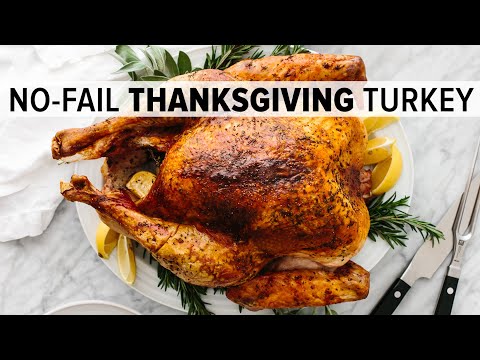 EASY THANKSGIVING TURKEY | how to cook and carve the BEST turkey recipe