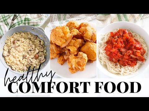 HEALTHY COMFORT FOOD RECIPES: easy, low carb recipes