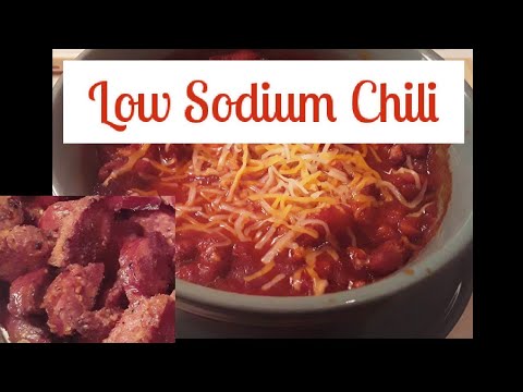 How to Make Lower Sodium Chili Recipe | Crock pot | Potluck Recipes | Food and Art with Jusel