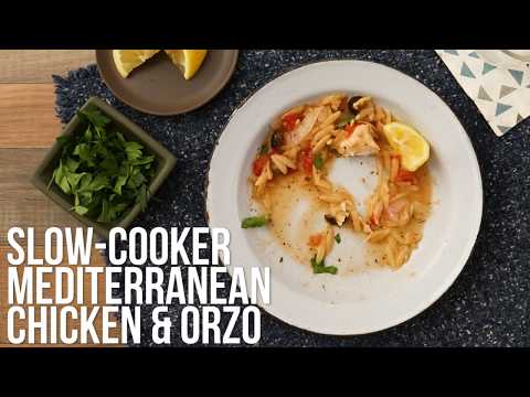 How to Make Slow-Cooker Mediterranean Chicken & Orzo | EatingWell