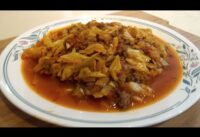 How to make a tasty Low Carb Ground Beef and Chopped Cabbage Dinner