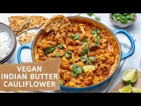 Indian Butter Cauliflower (Vegan / Whole 30 / Paleo Recipe)