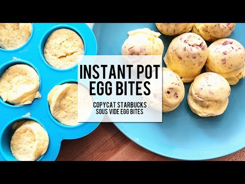 Instant Pot Egg Bites - Copycat Starbucks Sous Vide Egg Bites!