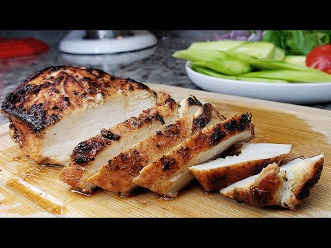 JUICY CHICKEN BREAST | Easy Stovetop Chicken Breast Recipe | Low Carb Wraps