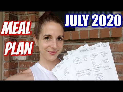 JULY 2020 MEAL PLANNING | MEDITERRANEAN DIET INSPIRED | NICOLE BURGESS