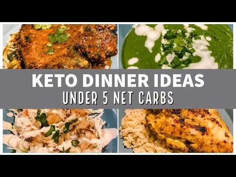 KETO DINNER IDEAS | Dairy Free & Under 5 Net Carbs Each | Suz and The Crew