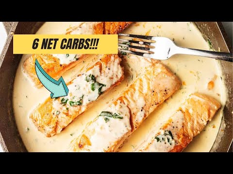 Keto Creamy Lemon Garlic Salmon