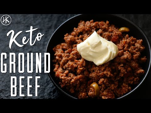 Keto ground beef recipe (ONLY 3 Ingredients) - Easy Keto Dinner