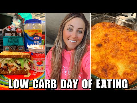 Low Carb Day of Eating + Macros | Easy, Healthy Meal Ideas!