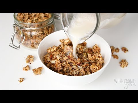 Low Carb Granola Cereal Recipe (Paleo, Gluten-Free, Sugar-Free)