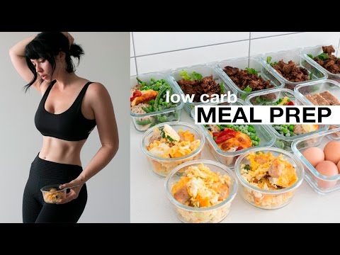 MEAL PREP WITH ME: Low Carb - Mains, Breakfast + Snack // Rachel Aust