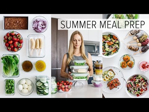 MEAL PREP for SUMMER | light & fresh recipes + PDF guide