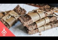 Raw Paleo Protein Bars / Grain-free / Gluten-free / Low Carb