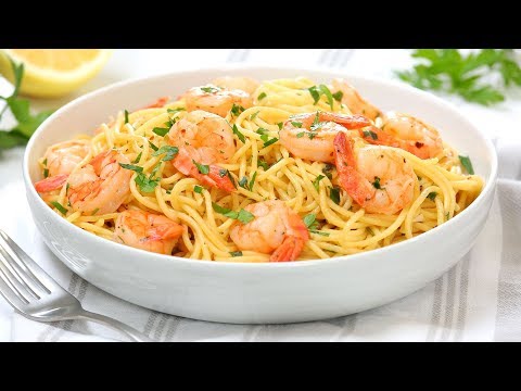 Shrimp Scampi Pasta | 15 Minute Dinner Recipe | Quick + Easy + Delicious