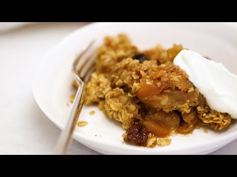 Vegan Apple Oat Crisp- Healthy Appetite with Shira Bocar