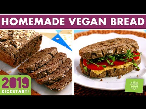 Vegan + Gluten Free Bread Recipe! NO Yeast! #kickstart2019