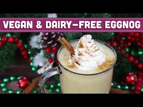 Vegan and Dairy Free Eggnog! Healthy Christmas Recipes - Mind Over Munch