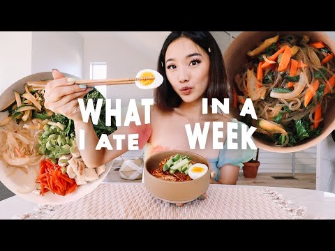 What I Ate In A Week (Healthy Asian Recipes)