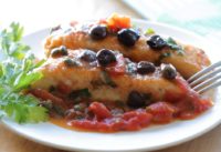 Mediterranean halibut fish fillet recipe