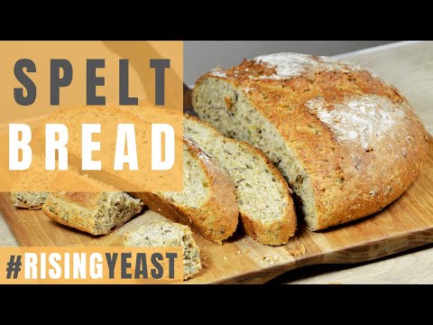 Best Mediterranean diet Bread Recipe in 90 minutes - High Fiber Spelt Bread With Multi-Seeds