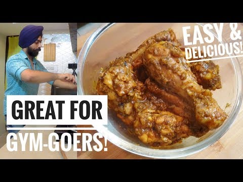 EASIEST Chicken Recipe EVER!! With Calorie Info for Gym Diet | Chicken Sokha