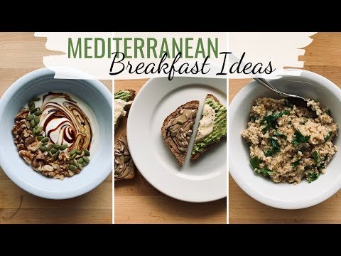 MEDITERRANEAN DIET BREAKFAST RECIPES (plant-based breakfast ideas)