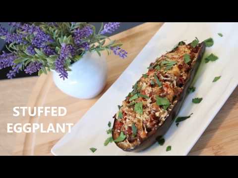 Stuffed Eggplant | Traditional Mediterranean Dish | Greek Style Eggplant Recipe